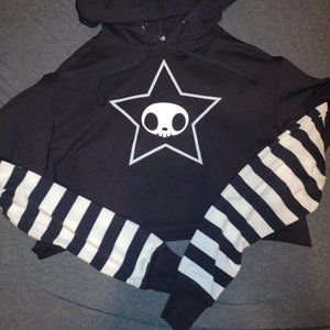 Tokidoki Adios oversized cropped hoodie jacket